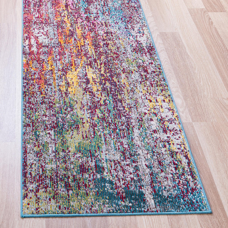 Celestial Luminescence Collection Area Rug -  Nebula Runner Multi  lifestyle 53