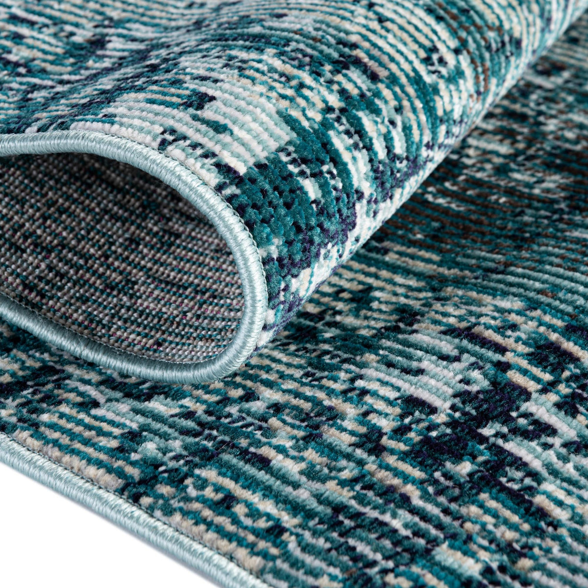 Celestial Luminescence Collection Area Rug -  Nebula Runner Blue  lifestyle 17