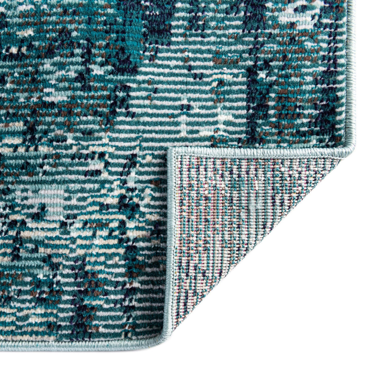 Celestial Luminescence Collection Area Rug -  Nebula Runner Blue  lifestyle 23