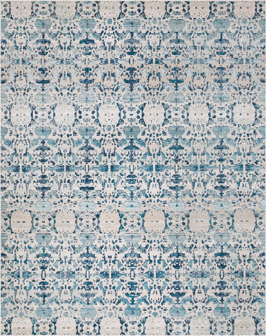 Mystic Oasis Collection Area Rug - Sahara Rectangle Blue  lifestyle 3