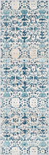 Mystic Oasis Collection Area Rug - Sahara Runner Blue  lifestyle 47