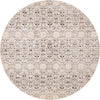 Mystic Oasis Collection Area Rug - Sahara Round Light Gray  lifestyle 48