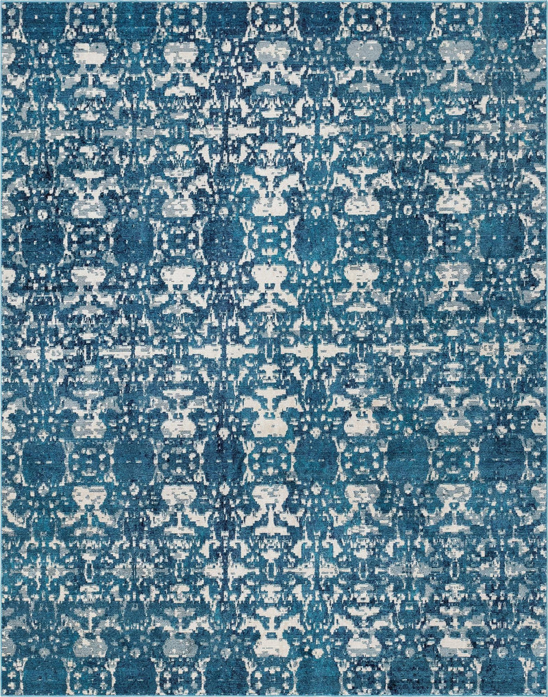 Mystic Oasis Collection Area Rug - Sahara Rectangle Navy Blue  lifestyle 4