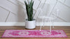 Mystic Oasis Collection Area Rug -  Mirage Runner Pink  lifestyle 7
