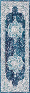 Mystic Oasis Collection Area Rug -  Mirage Runner Navy Blue  lifestyle 22