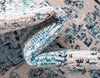 Mystic Oasis Collection Area Rug -  Mirage Rectangle Turquoise  lifestyle 19