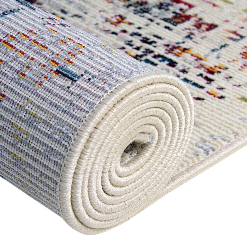 Mystic Oasis Collection Area Rug -  Nomad Rectangle Beige  lifestyle 55