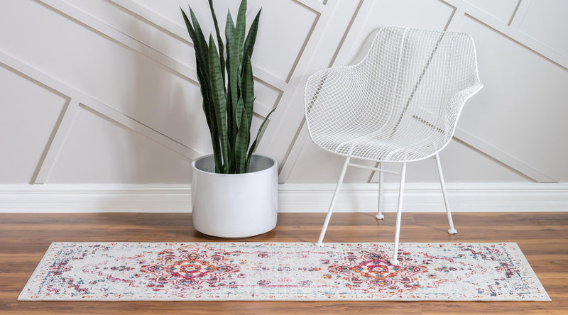 Mystic Oasis Collection Area Rug -  Nomad Runner Beige  lifestyle 96