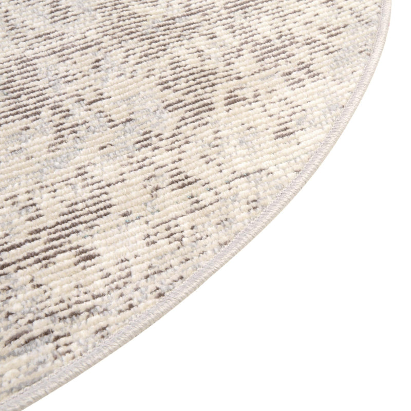 Mystic Oasis Collection Area Rug -  Nomad Round Light Gray  lifestyle 110