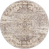 Mystic Oasis Collection Area Rug -  Nomad Round Light Gray  lifestyle 54
