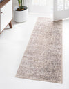 Mystic Oasis Collection Area Rug -  Nomad Runner Light Gray  lifestyle 78