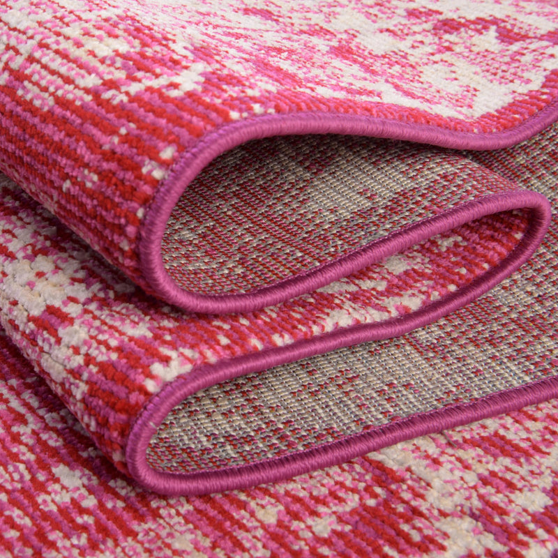 Mystic Oasis Collection Area Rug -  Nomad Rectangle Pink  lifestyle 60