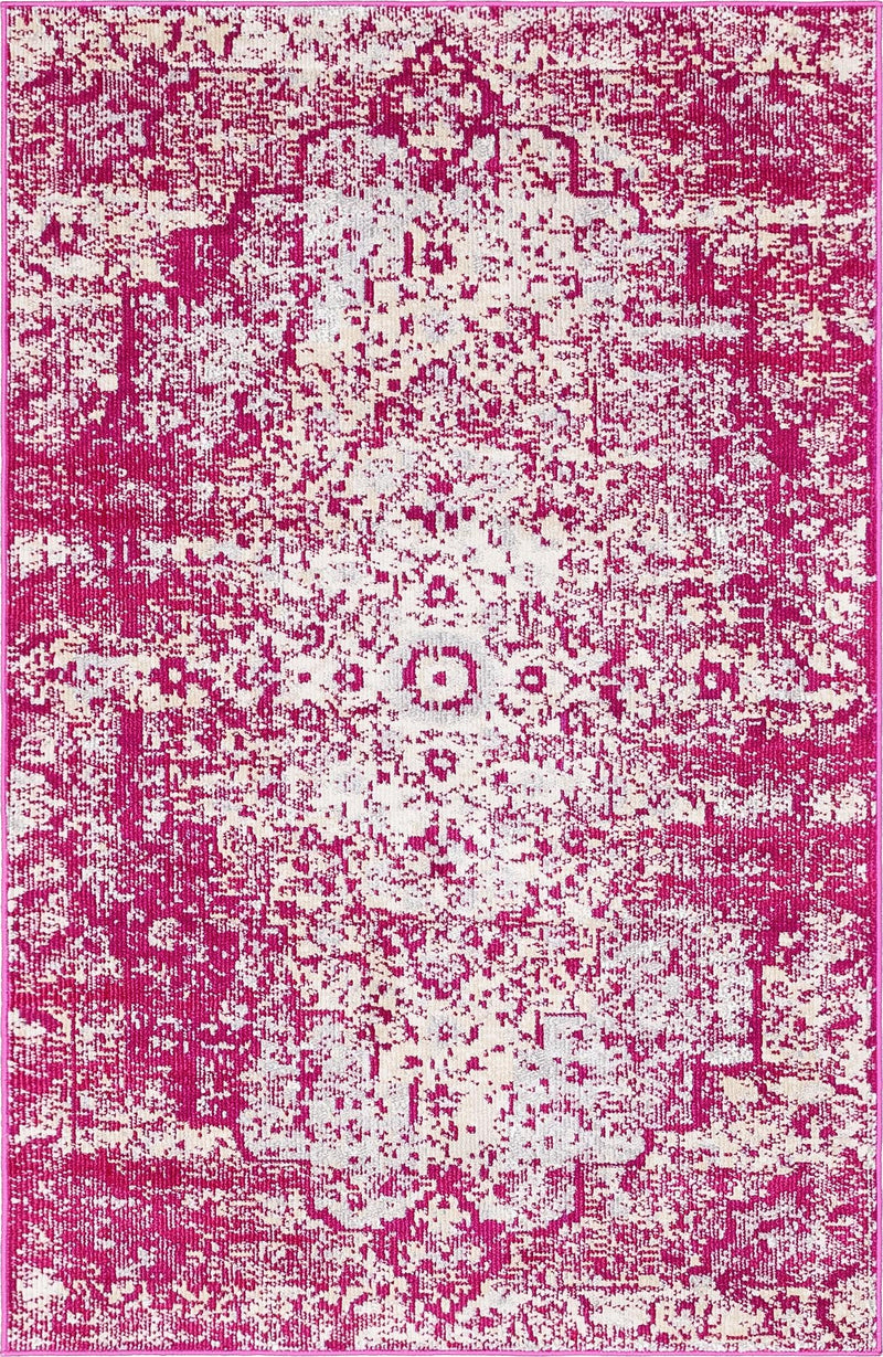 Mystic Oasis Collection Area Rug -  Nomad Rectangle Pink  lifestyle 5