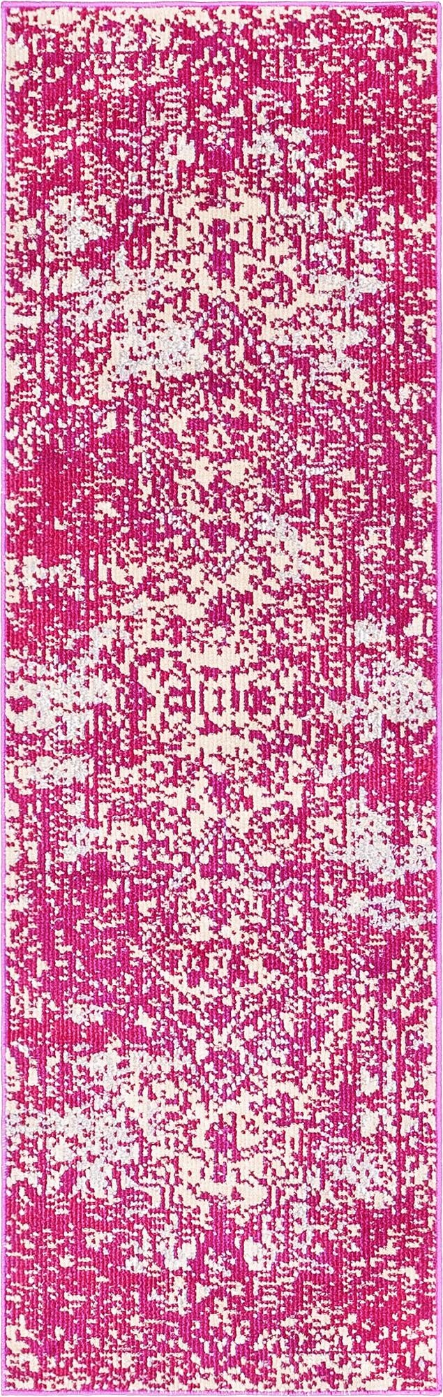 Mystic Oasis Collection Area Rug -  Nomad Runner Pink  lifestyle 57