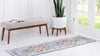 Mystic Oasis Collection Area Rug -  Nomad Runner Turquoise  lifestyle 24