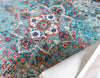 Mystic Oasis Collection Area Rug -  Nomad Runner Turquoise  lifestyle 29
