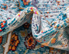 Mystic Oasis Collection Area Rug -  Nomad Runner Turquoise  lifestyle 33