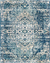 Mystic Oasis Collection Area Rug -  Nomad Rectangle Navy Blue  lifestyle 5