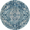 Mystic Oasis Collection Area Rug -  Nomad Round Navy Blue  lifestyle 58
