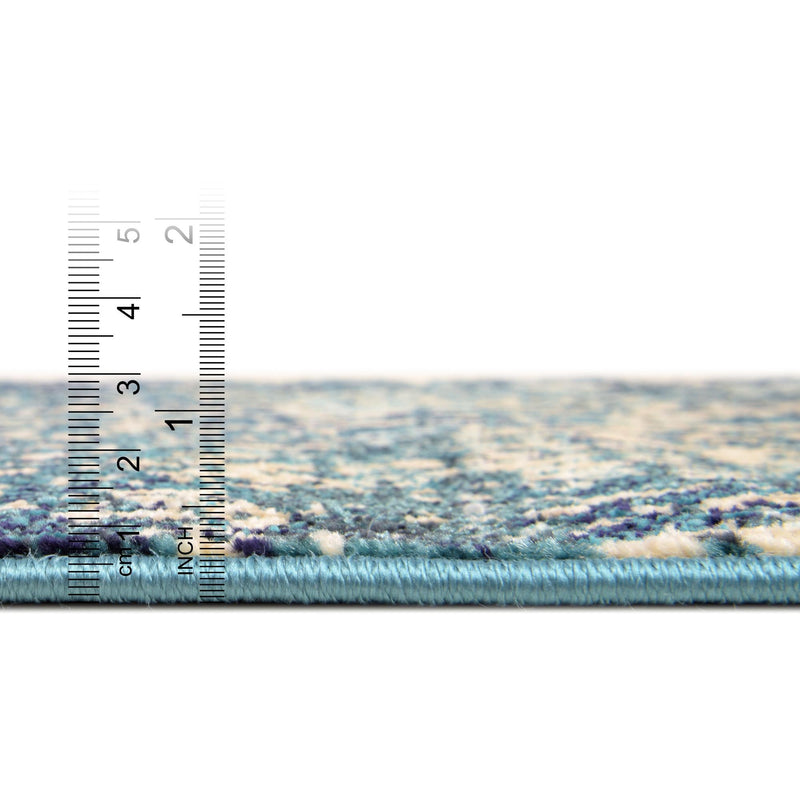 Mystic Oasis Collection Area Rug -  Nomad Rectangle Navy Blue  lifestyle 24