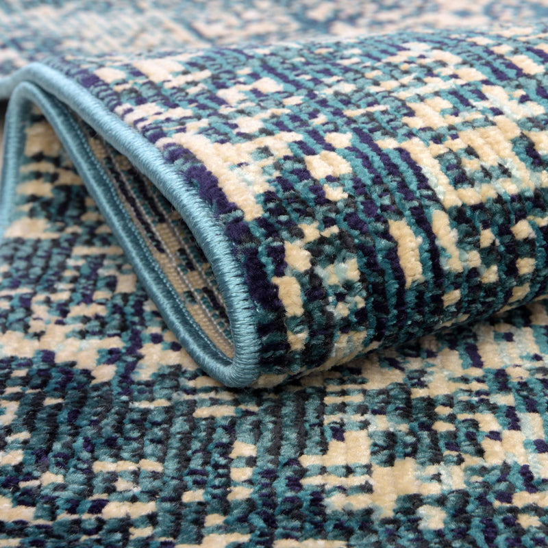 Mystic Oasis Collection Area Rug -  Nomad Rectangle Navy Blue  lifestyle 29
