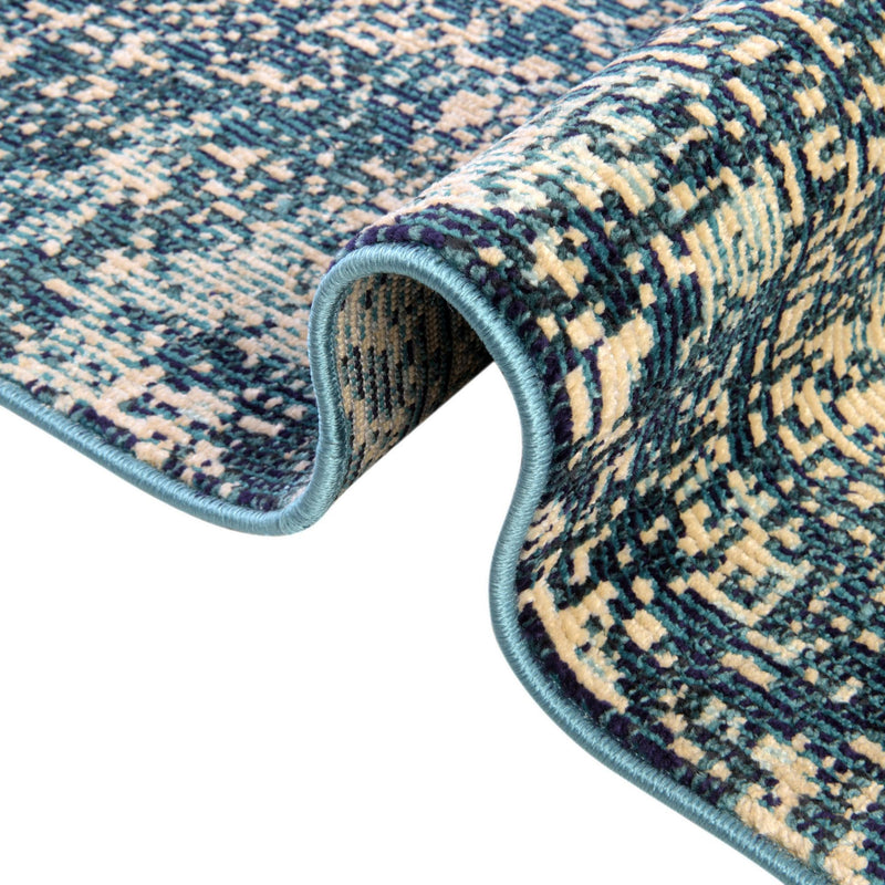 Mystic Oasis Collection Area Rug -  Nomad Rectangle Navy Blue  lifestyle 49