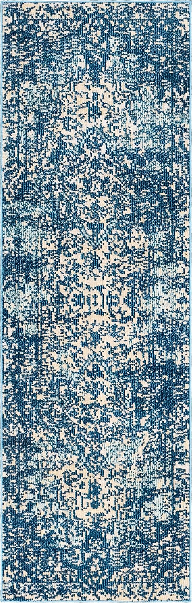 Mystic Oasis Collection Area Rug -  Nomad Runner Navy Blue  lifestyle 59
