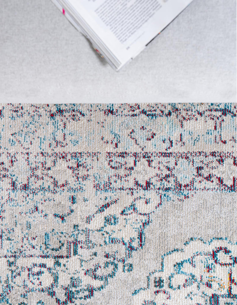 Mystic Oasis Collection Area Rug -  Caravan Rectangle Gray  lifestyle 11