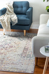 Mystic Oasis Collection Area Rug -  Caravan Rectangle Gray  lifestyle 21