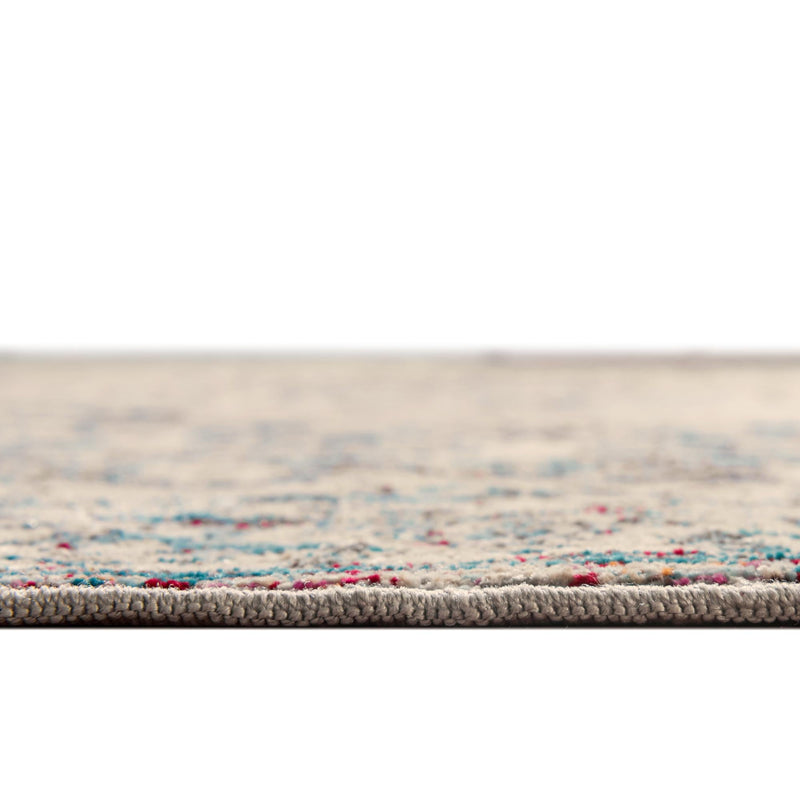 Mystic Oasis Collection Area Rug -  Caravan Round Gray  lifestyle 9