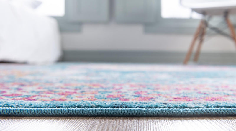 Mystic Oasis Collection Area Rug -  Caravan Rectangle Turquoise  lifestyle 10