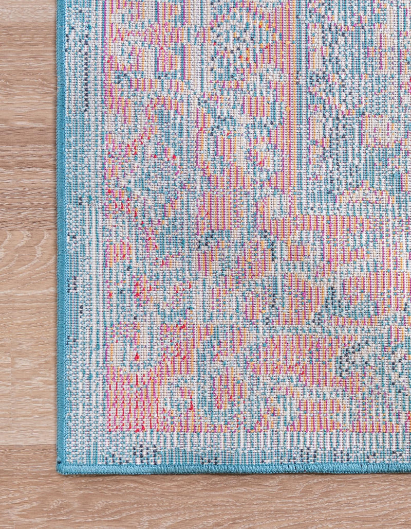 Mystic Oasis Collection Area Rug -  Caravan Rectangle Turquoise  lifestyle 20