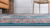 Mystic Oasis Collection Area Rug -  Caravan Runner Turquoise  lifestyle 39