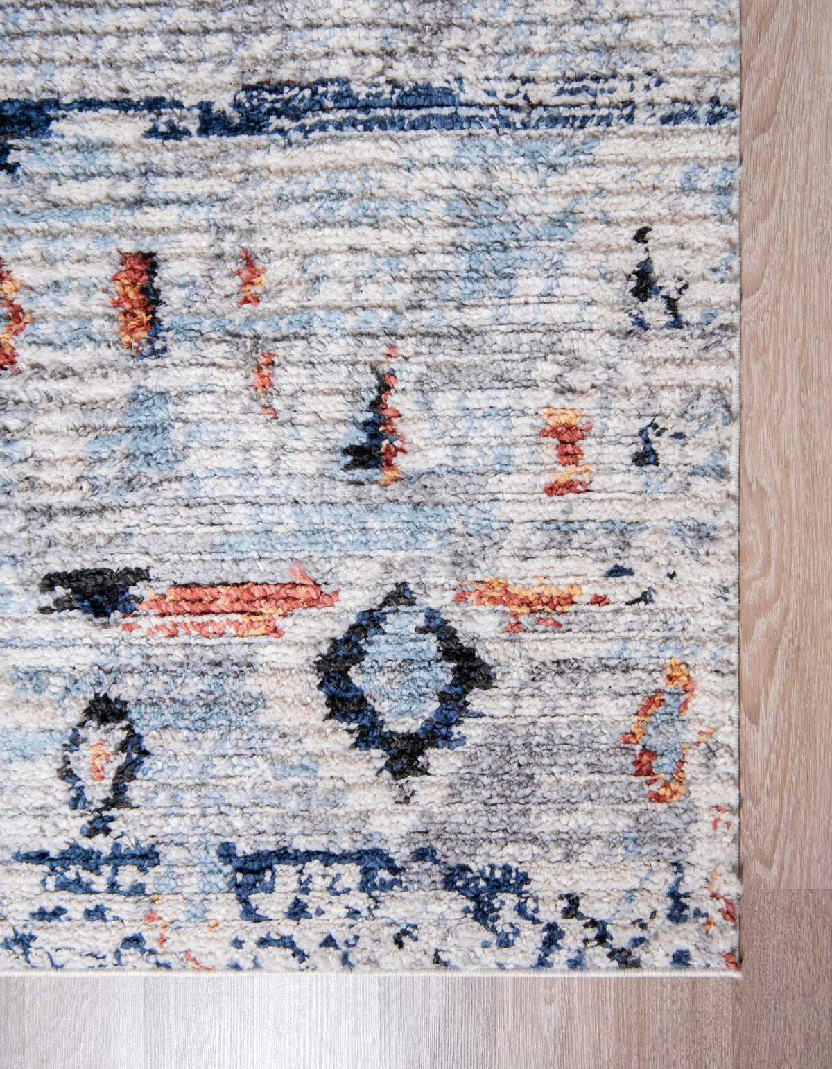 Tangier Treasures Collection Area Rug - Casablanca Rectangle Light Blue  lifestyle 33