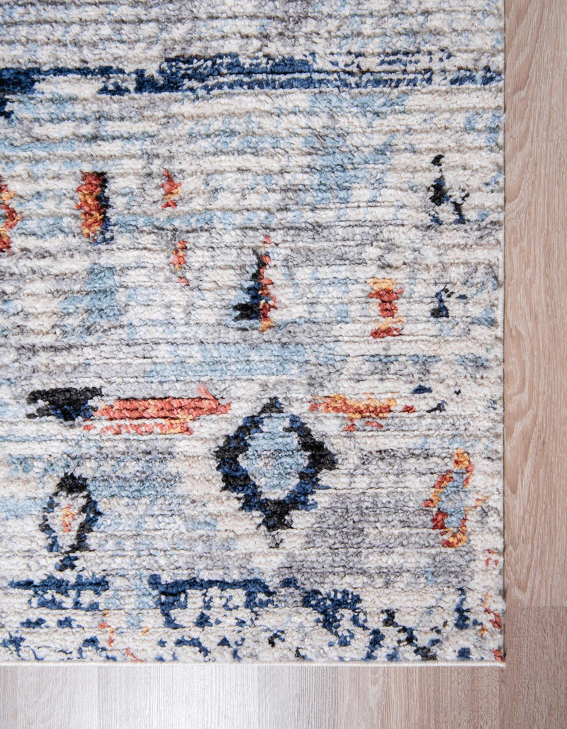 Tangier Treasures Collection Area Rug - Casablanca Rectangle Light Blue  lifestyle 33