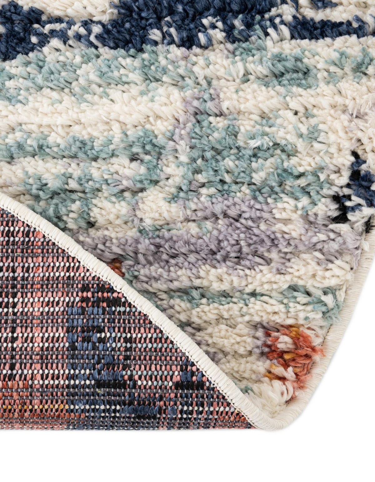 Tangier Treasures Collection Area Rug - Casablanca Round Light Blue  lifestyle 67
