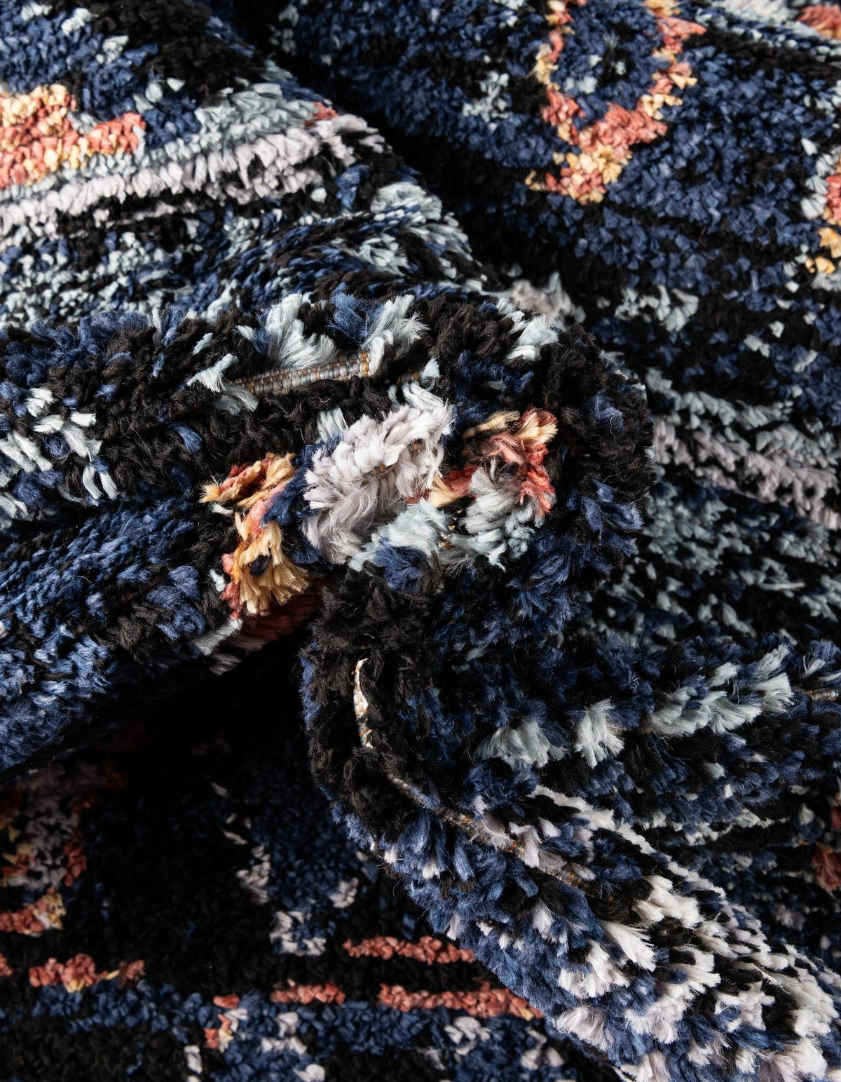 Tangier Treasures Collection Area Rug - Casablanca Rectangle Navy Blue  lifestyle 32