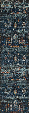 Tangier Treasures Collection Area Rug - Casablanca Runner Navy Blue  lifestyle 64