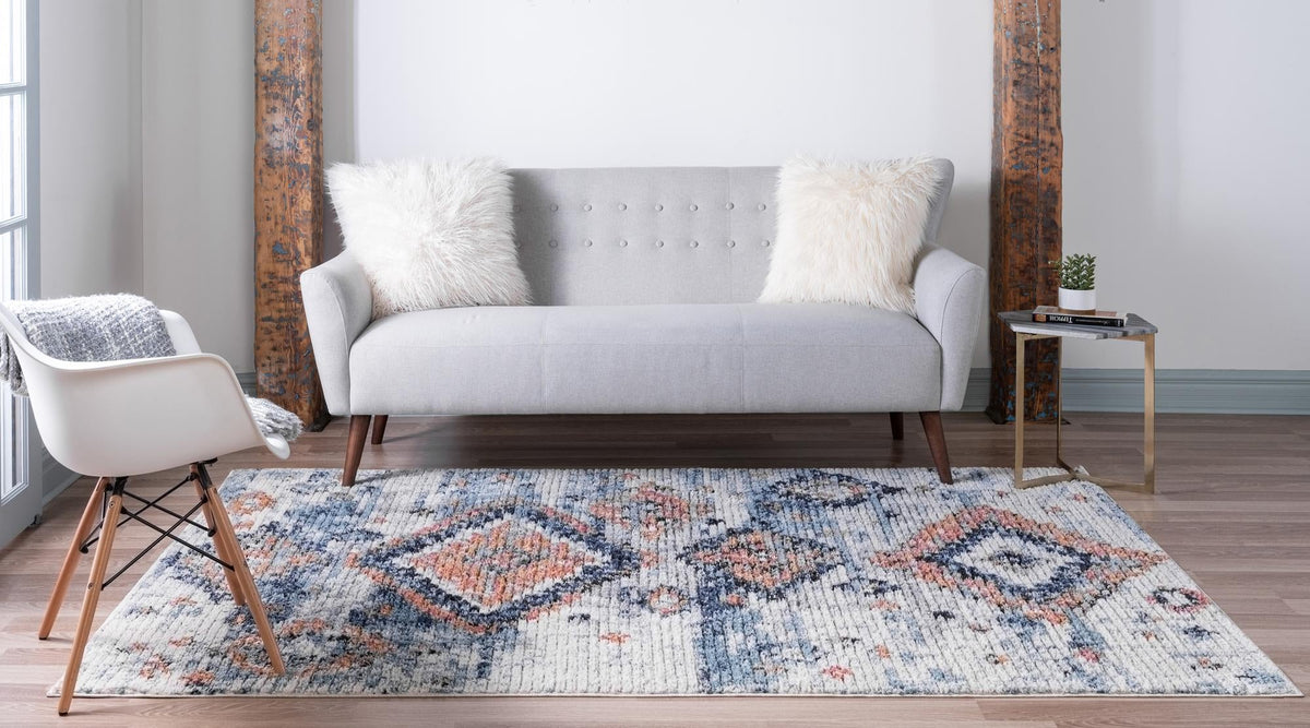Tangier Treasures Collection Area Rug -  Fez Rectangle Ivory  lifestyle 4