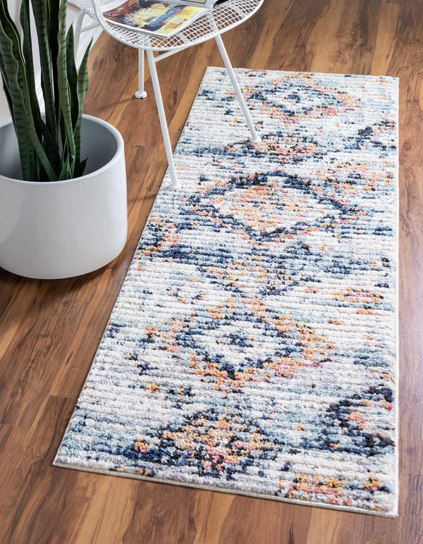 Tangier Treasures Collection Area Rug -  Fez Runner Ivory  lifestyle 14