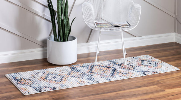 Tangier Treasures Collection Area Rug -  Fez Runner Ivory  lifestyle 16