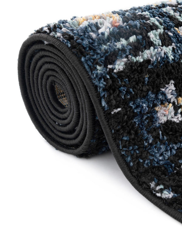 Tangier Treasures Collection Area Rug -  Fez Rectangle Navy Blue  lifestyle 21