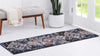 Tangier Treasures Collection Area Rug -  Fez Runner Navy Blue  lifestyle 34