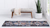 Tangier Treasures Collection Area Rug -  Fez Runner Navy Blue  lifestyle 38