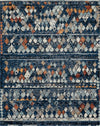 Tangier Treasures Collection Area Rug -  Marrakech Rectangle Navy Blue  lifestyle 5