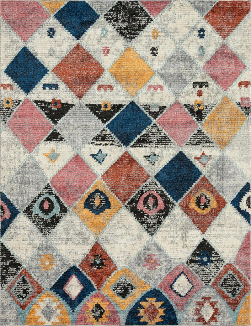 Tangier Treasures Collection Area Rug -  Rabat Rectangle Multi Main