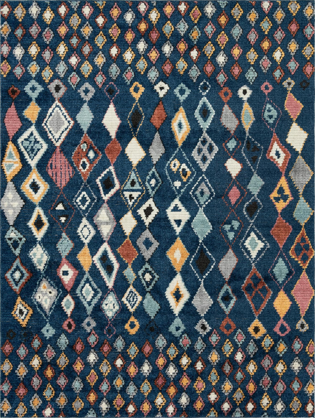 Tangier Treasures Collection Area Rug -  Essaouira Rectangle Navy Blue Main