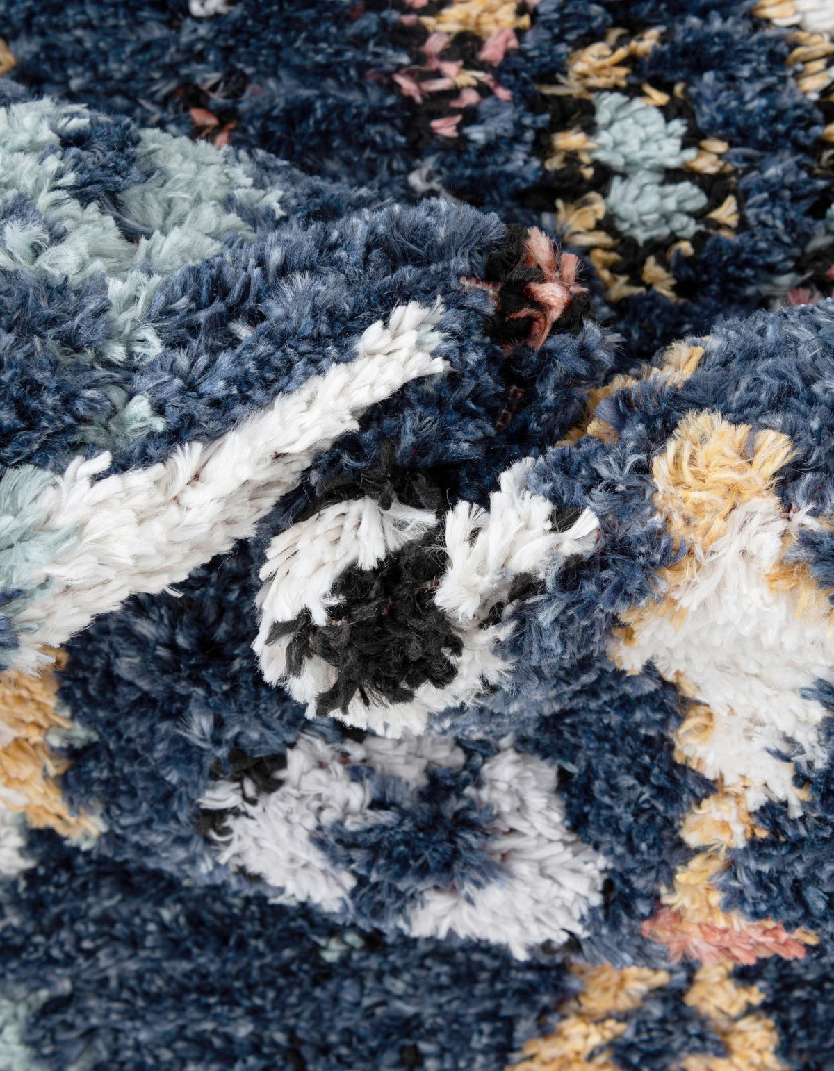 Tangier Treasures Collection Area Rug -  Essaouira Rectangle Navy Blue  lifestyle 15