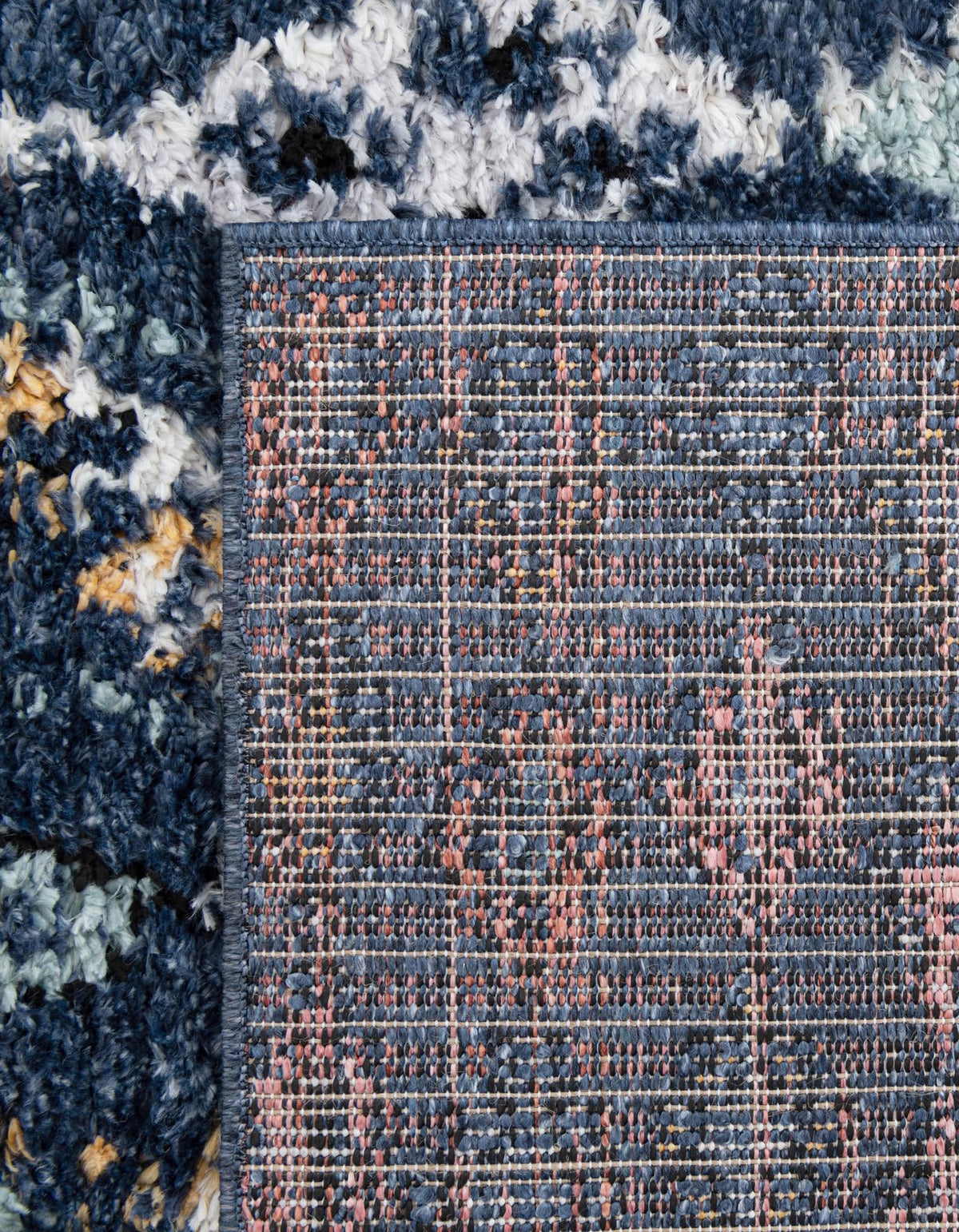 Tangier Treasures Collection Area Rug -  Essaouira Rectangle Navy Blue  lifestyle 17