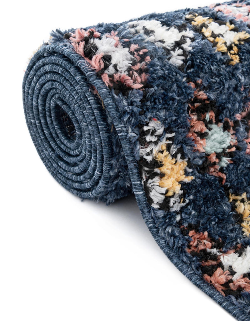 Tangier Treasures Collection Area Rug -  Essaouira Rectangle Navy Blue  lifestyle 23